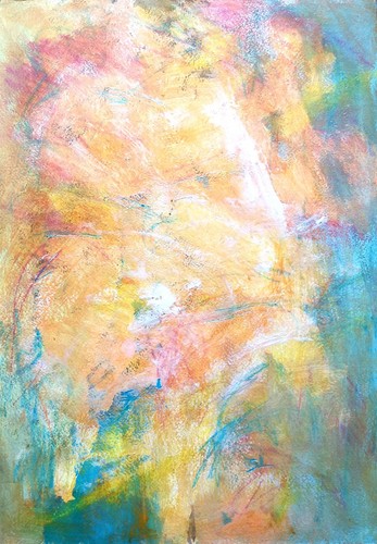 Tableau abstrait lumineux - abstrait,