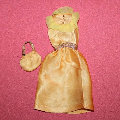 Robe jaune sac - +, poupée