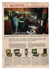 1958 DOCUMENT (ref RAP 471) PUB : ELECTROPHONE MELOVOX   1p