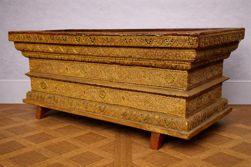 Jardiniére ancienne bois - jardiniére, en