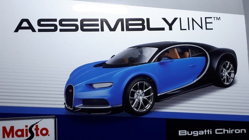Bugatti chiron noire bleue - bugatti,
