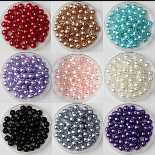 100 perles imitation brillant - 100,