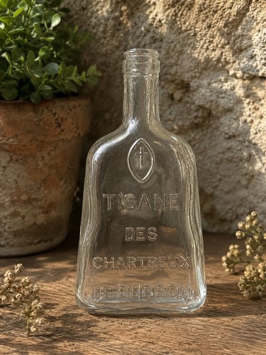 Ancien flacon bouteille tisane - flacon,