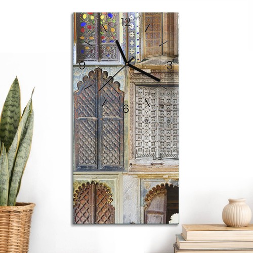 Horloge murale verre - horloge,