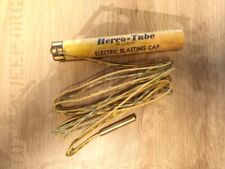 BLASTING CAP ELECTRIC REPRO INERTE HERCULES . jeep willys dodge gmc us ww2