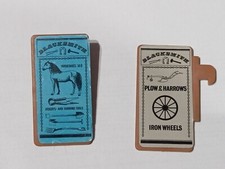 AFFICHE PLAYMOBIL X2 REF 3430 BLACKSMITH HERRERIA HERRERO OUEST WESTERN