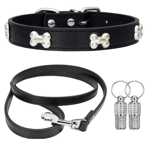Collier laisse cuir - laisse,