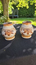 Lot 2 Pots Faïence Vintage