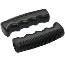 Poignée caoutchouc noir 110mm pour vélo vintage rétro ancien