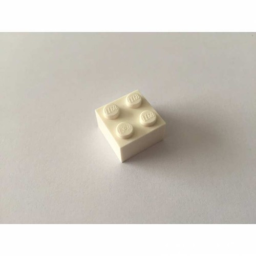 Brique 2x2 blanche 300301 - blanche,