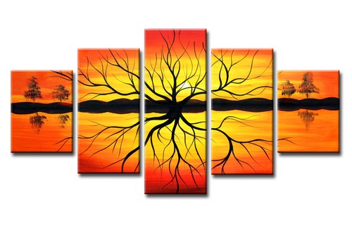 Tableau sur toile arbre - tableau,