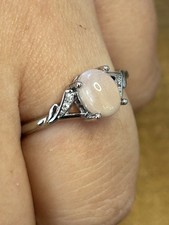 Bague réglable en laiton et opale – Éclat & Inspiration