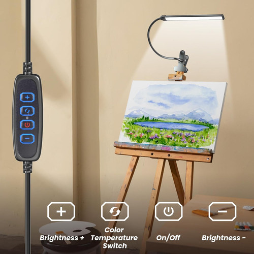 Clip led easel lamp artists - led,