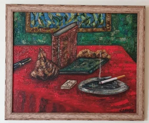 Tableau ancien huile - tableau, nature