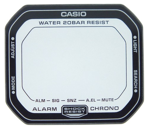 Casio shock verre minéral - casio, g-shock