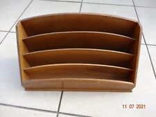 Porte lettres range courrier trieur à papier en bois