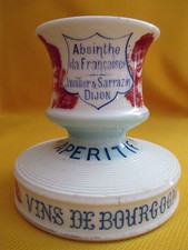 PYROGENE ABSINTHE"LA FRANCAISE"JAVILLIER&SARRAZIN DIJON FABRIQUE CREIL MONTEREAU