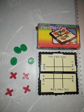 RARE jeu de voyage magnétique - TIC TAC TOE morpions