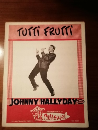 Partition johnny hallyday - de, hallyday 