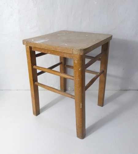 Ancien tabouret atelier - tabouret, d'atelier