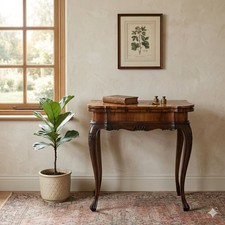Table de Jeu Ancienne Noyer