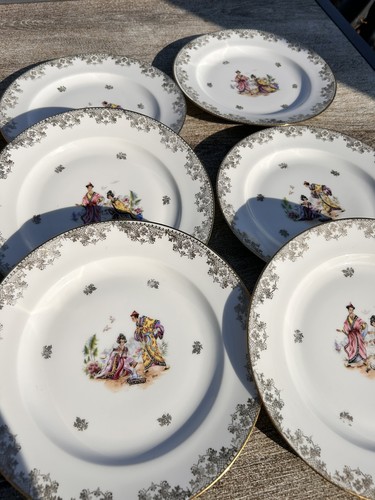 Assiettes plates en - 6,