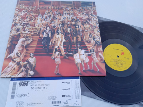 Rolling stones autograph mick - rolling,