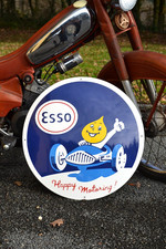 Plaque émaillée esso - plaque,
