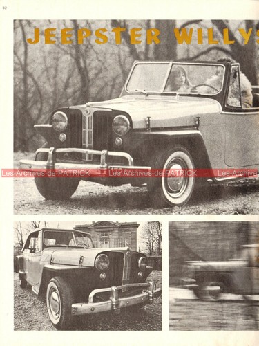 Essai test jeepster willys - :,
