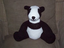 Crochet 10 1/2 in Panda Bear