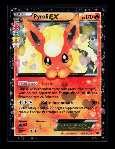 Carte pokémon pyroli - carte, ex
