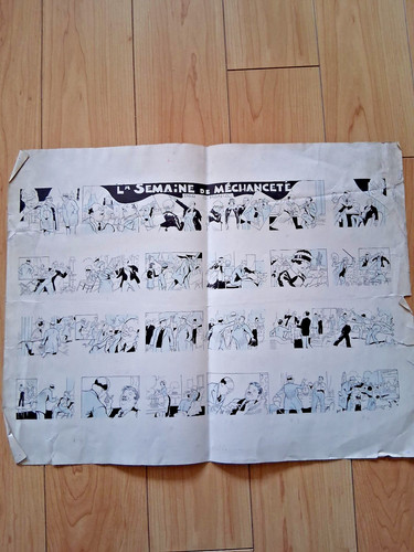 Grande planche originale