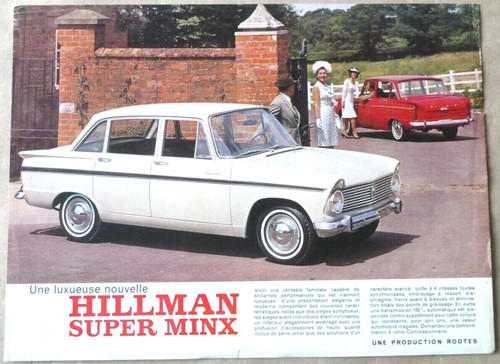 Hillman super minx - hillman,