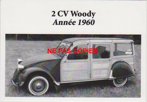 Citroen 2cv cv woody 1960 - 2,