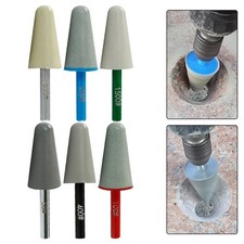 Outil rotatif Meuleuse 6mm Tige Diamant Bavure Conique pour Sculpture Pierre