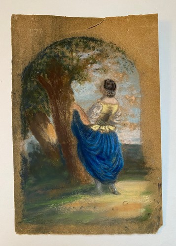 Paysage femme dans goût - le,