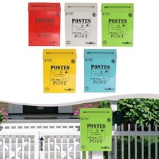Boîte aux lettres en fer de