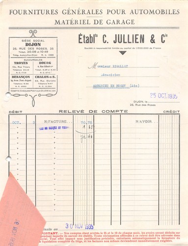 1935 fournitures generales - 1935,
