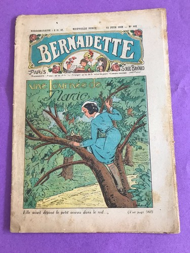 Revue ancienne bernadette du - revue,