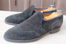 MOCASSIN CROCKETT&JONES DAIM 8,5E 42,5 EXCELLENT ETAT MEN'S SHOES