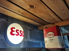 Bidon d'huile ancien métal