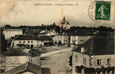 CPA Chenay le Chatel Le Bourg et le Chateau FRANCE (953964)