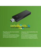 Receiver Récepteur Sans Fil Adaptateur XBOX One Manette pour PC Windows 10