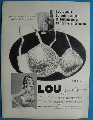 Publicité papier lingerie - publicité,