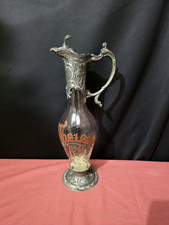 Ancienne aiguière en verre et