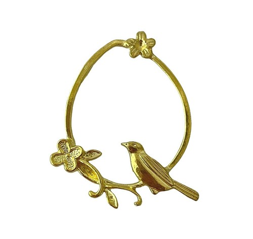 Bright gold bird flower - bright,