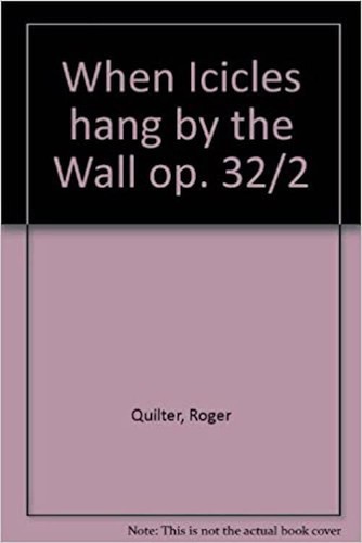When icicles hang the - icicles, by
