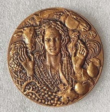 MEDAILLE 1974 CINQUANTENAIRE DES CHAMBRES D'AGRICULTURE par Delamarre