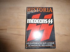 Lot 2 revues Historia Médecins SS et La Gestapo en France 1972
