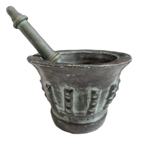Ancien cendrier mortier en - ou,